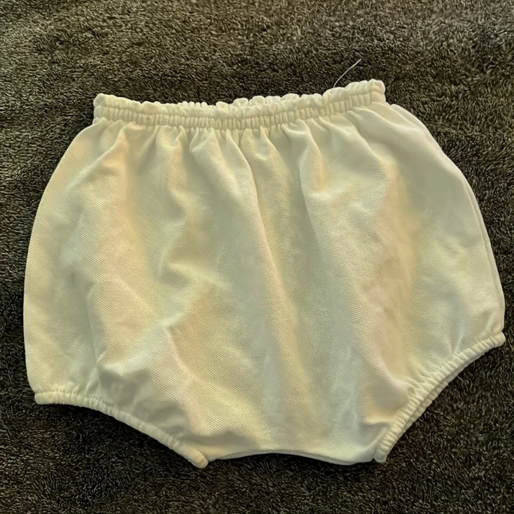 Ralph Lauren 100% cotton White Diaper Cover 24M NWOT